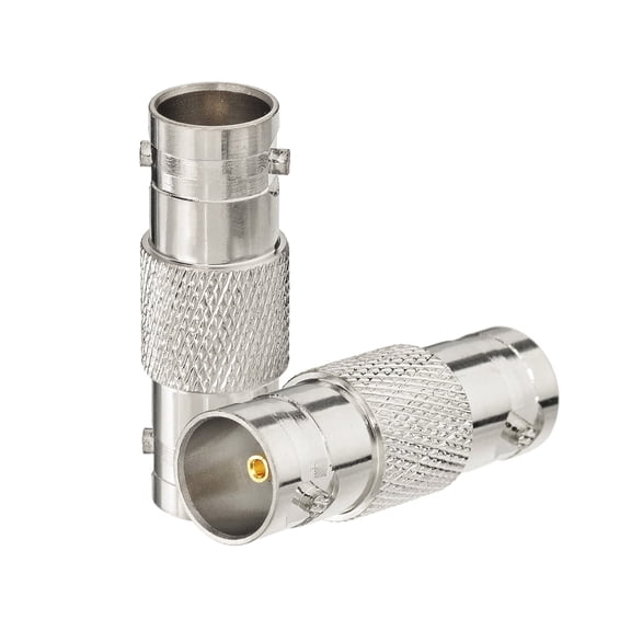 Eightwood BNC Adapter 75 Ohm SDI Connector BNC Female to Female Barrel Connector 2Pcs for HD-SDI/3G-SDI/4K/8K SDI Video Camera Cable