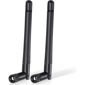 Eightwood Dual Band MIMO RP-SMA Male WiFi Antenna for PC WiFi Router Wireless Network Card USB Adapter Security IP Camera Video Surveillance Monitor (2-Pack)