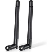 Eightwood Dual Band MIMO RP-SMA Male WiFi Antenna for PC WiFi Router Wireless Network Card USB Adapter Security IP Camera Video Surveillance Monitor 2-Pack