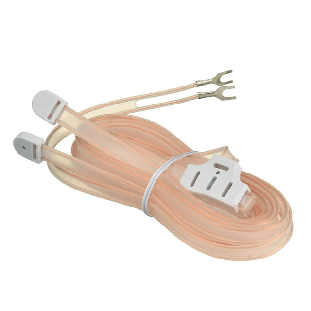 Eightwood FM Dipole Antenna FM Antenna with 2 Pin Bare Wire Twin Lead