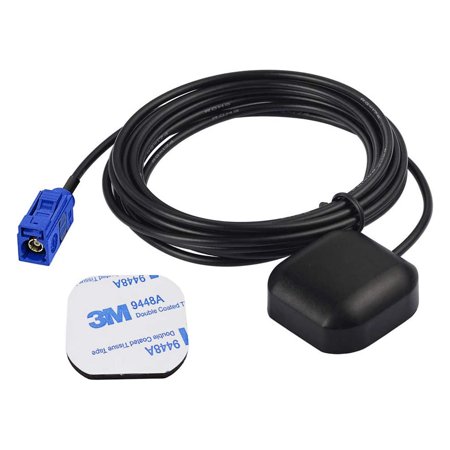 Eightwood Waterproof Active GPS Antenna Fakra C Blue GPS Navigation for Car Vehicles, Blue