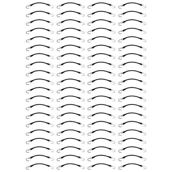 RAParts Set of Eighty 9" Bungee Straps For Trucks Trailers Boats