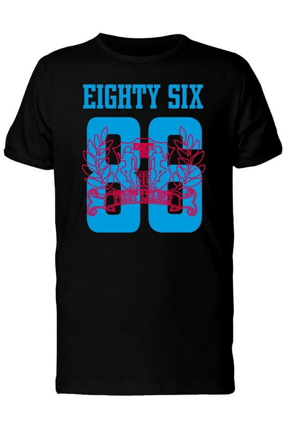 Eighty Six Pink Logo T-Shirt Men -Image by Shutterstock, Male Small