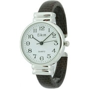 Eikon BOUTIQUES Snake Style Band Women Cuff Bangle Watch Slim Case Multiple Color Choices