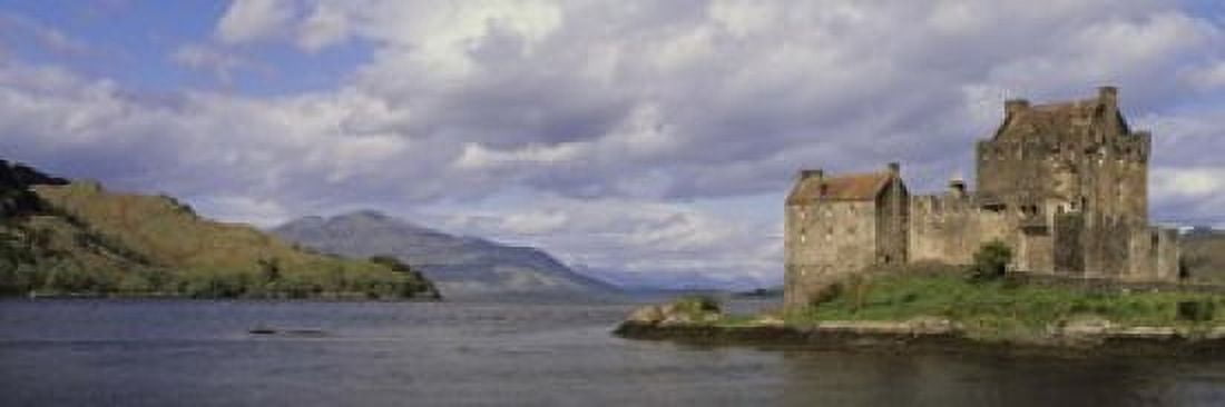 Eilean Donan Castle Dornie Ross-shire Highlands Region Scotland Canvas Art - Panoramic Images (18 x 6)