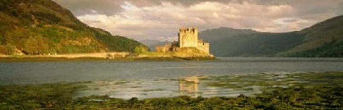 Eilean Donan Castle Highlands Scotland Canvas Art - Panoramic Images (18 x 6)