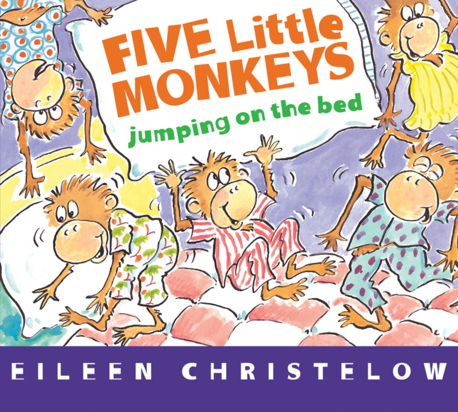Five Little Monkeys Jumping on the Bed (Board Book) - Walmart.com