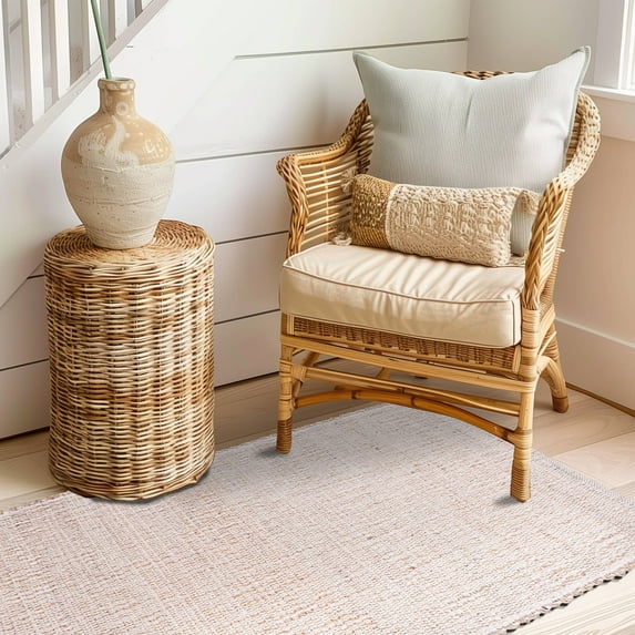 Eileen Farmhouse Natural Area Rug 20" x 30" Rectangle