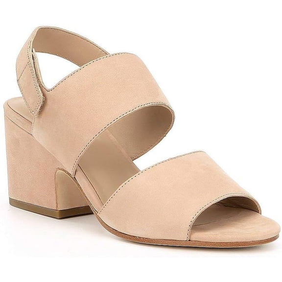 Eileen Fisher Finn 2 Nubuck Sandals Latte Tumbled Nubuck 9