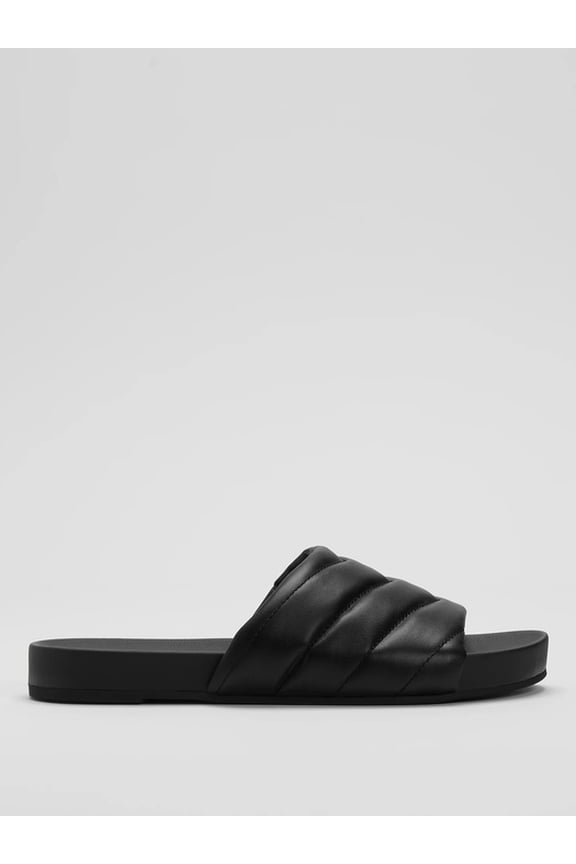 Haze Nappa Leather Slide Sandal