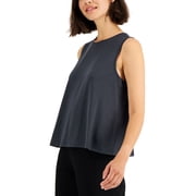 Eileen Fisher Relaxed Sleeveless Top Graphite 3X