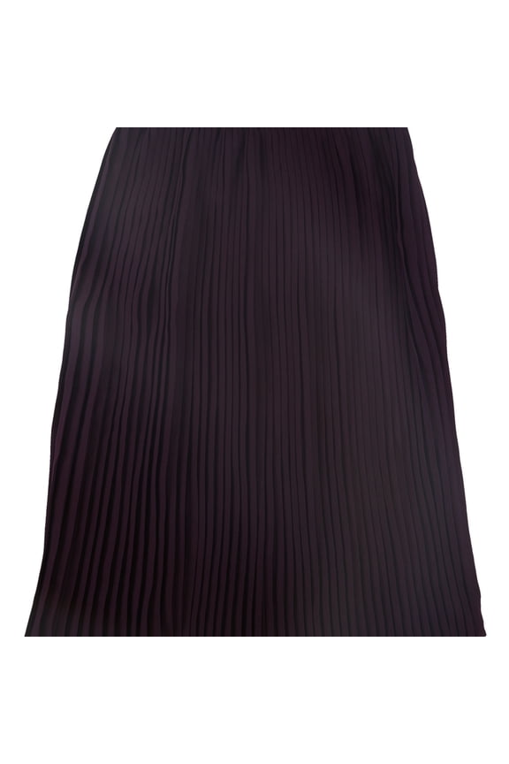 Womens Knife Pleat Midi Skirt, Purple, 6