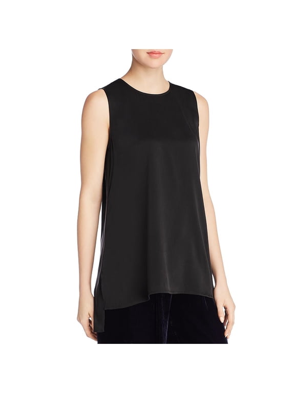 Womens Round Neck Sleeveless Shell