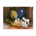 thumbnail image 1 of Eileen Herb-Witte 'The Lion Lamb and Emmanuel' Canvas Art, 1 of 3