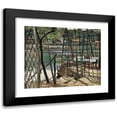 thumbnail image 1 of Eilif Peterssen 17x15 Black Modern Framed Museum Art Print Titled - Landscape from Meudon, France (1884), 1 of 5