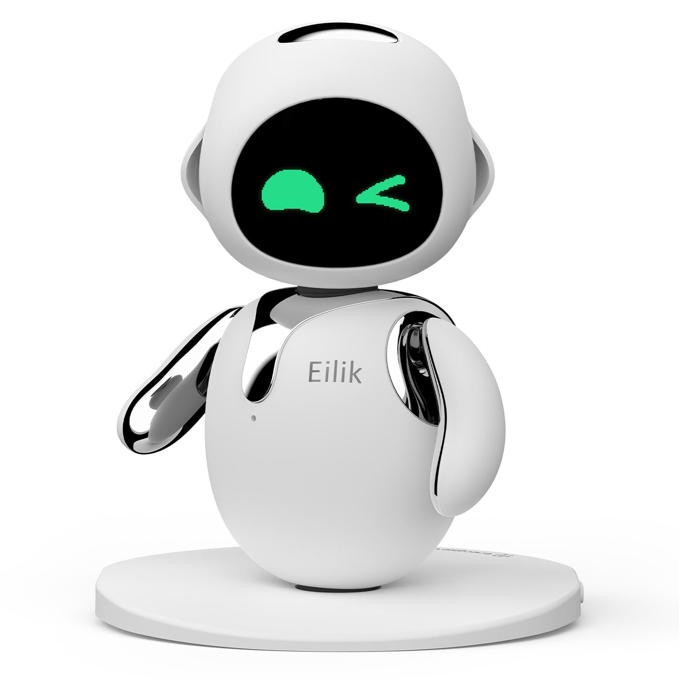 Eilik Silver - Touch Interactive Desk Companion Toys, Cute Robot