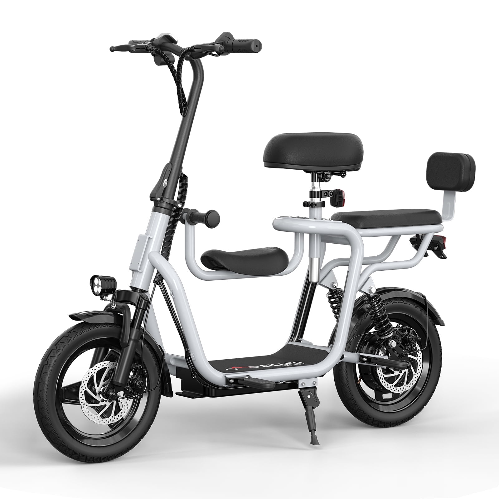 Eilleo SpaceWalk Electric Scooter for Adults 500W Motor 17.4 MPH Speed 20+ Miles Range 36V Battery with Seat E-Scooter with Double Brakes