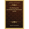 thumbnail image 1 of Ein Beitrag Zur Geschichte Des Stoicismus (1878) (Paperback), 1 of 1