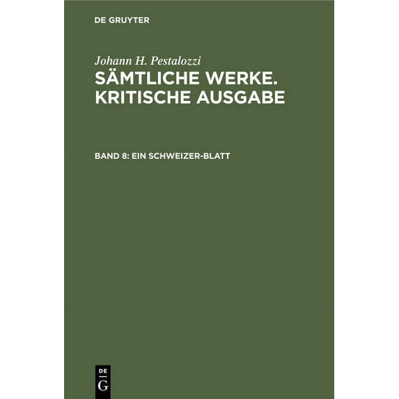 Ein Schweizer-Blatt, (Hardcover)