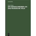 thumbnail image 1 of Ein Sendschreiben an Das Russische Volk, (Hardcover), 1 of 1