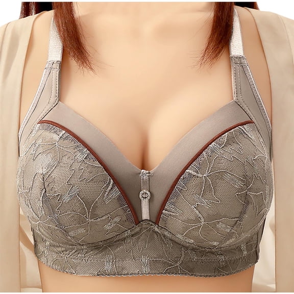 Einccm Bras for Women Wireless Hollow-Out Breathable Bralette – Soft Comfortable Seamless Everyday Bra for Casual Wear, Lightweight Stretchy Support, Plus Size Options