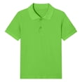 thumbnail image 1 of Einccm Children's Shirt, Solid Color Lapel Short Sleeve T-Shirt - Classic School & Casual Top, Comfortable Stretch Fit for Kids Ages 2-15, 6 Color Options, 1 of 3