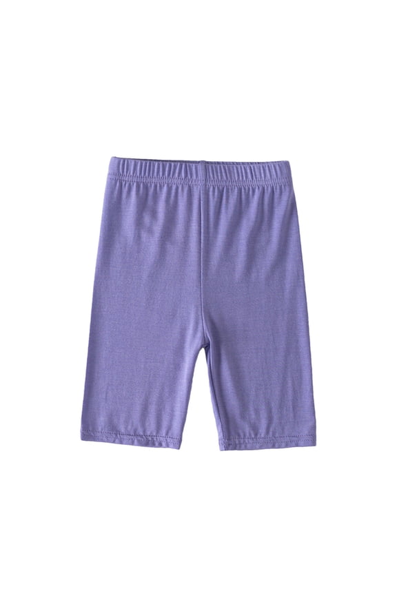 Girls Cartwheel Shorts, Kids Soft Breathable Biker Shorts , Summer Mid-Thigh Dance Safety Under Dress Leggings, Active Sports Yoga Cycling Shorts for Age 2-13 Years