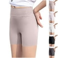 thumbnail image 1 of Einccm Girls High Waisted Biker Shorts Slim Fit Cotton Yoga Shorts with Elastic Waist Athletic Summer Outerwear Safety Shorts for Toddler Little and Big Girls 3-12 Years, 1 of 4