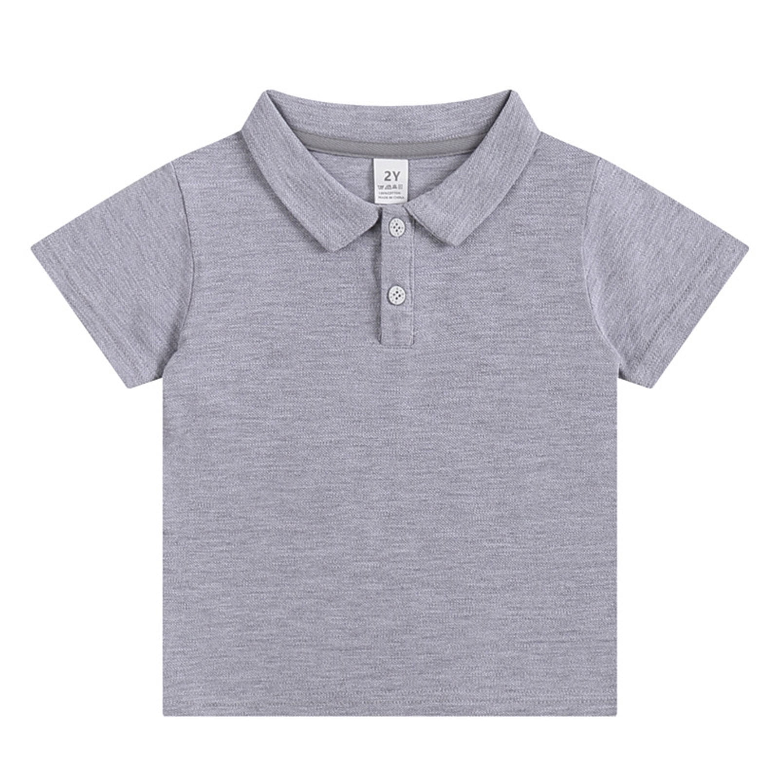 Einccm Kids Shirt - Short Sleeve Solid Color Casual Top for Boys and ...