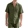 thumbnail image 1 of Einccm Men's Breathable Button Cardigan Shirt with Pocket, Casual Lightweight Top for Daily Wear, Relaxed Fit, Soft Fabric, 1 of 8