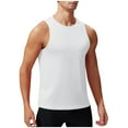 thumbnail image 1 of Einccm Men's Workout Tank Top, Moisture Wicking Breathable Polyester Sleeveless Shirt, Gym Running Fitness Training Muscle Fit Summer Casual Undershirt, 1 of 9