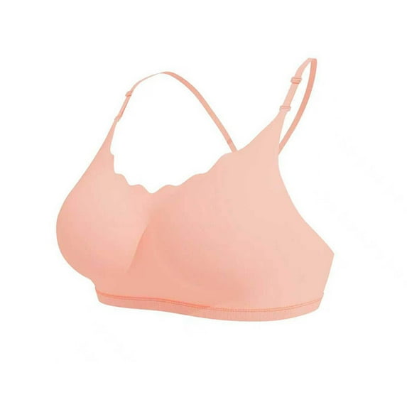 Einccm Seamless Sports Bra for Women, Wirefree Yoga Bra with Removable Pads, Nylon High Elasticity, Casual Daily Summer Wear