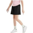 thumbnail image 1 of Einccm Summer Girls' Shorts, Outdoor Sports Casual Shorts, Quick-Dry Lightweight Summer Shorts for Girls Ages 5-16, Mid-Rise Straight-Leg Design, Elastic Waistband, 1 of 4