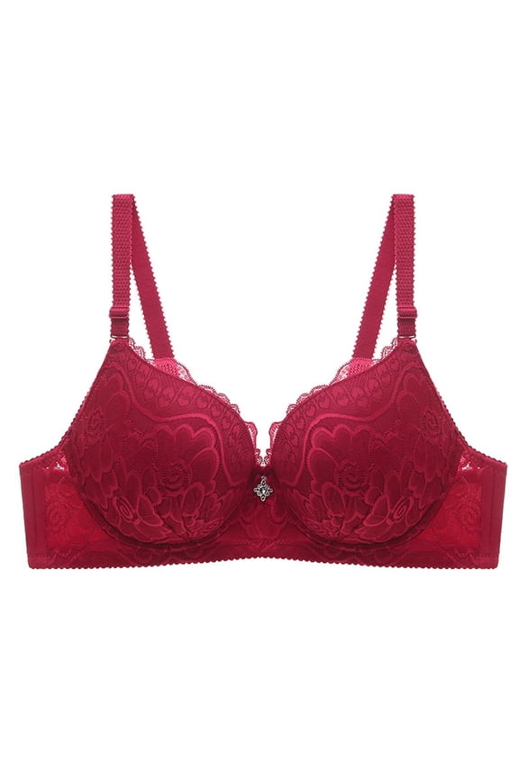 Women's Adjustable Wireless Thin Bra, Comfortable Everyday Support, Lightweight Stretch Fabric, Casual Daily Wear, Sizes 38-48C