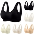 thumbnail image 1 of Einccm Women's Backless Seamless Push-Up Bra for Women, No Steel Ring Lingerie with Mesh and Hollow Out Design, Enhances Curves and Cleavage, Comfortable Everyday Wear, 1 of 8