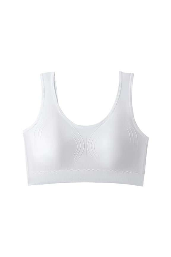 Women's Bra Seamless Comfortable Fixed Cup Tube Top Bralette Wide Shoulder Beautiful Back Support Charming Everyday Wear Hand Wash Four Season Polyester Underwear Free Size
