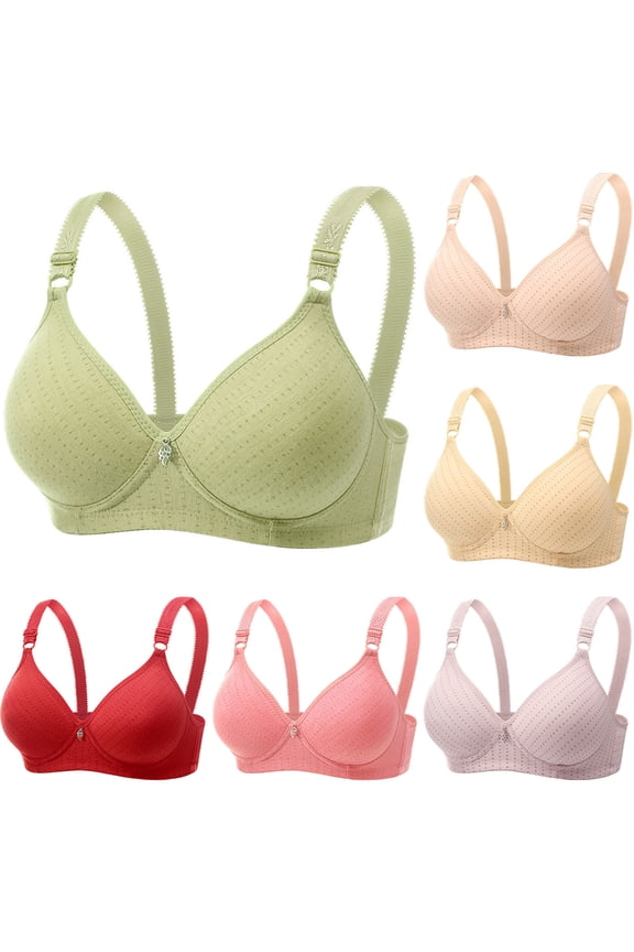Women's Comfortable Seamless Wireless Bra Thin Cup Lightly Padded Everyday T-Shirt Bra Wirefree Soft Support for Daily Wear Yoga Lounge Sleep Home Relaxation