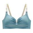 thumbnail image 1 of Einccm Women's Seamless Minimizer Bra Wireless Comfort Bras for Large Bust, Supportive No Underwire T-Shirt Bra, Nylon Spandex Bralette for Everyday Wear, 1 of 1