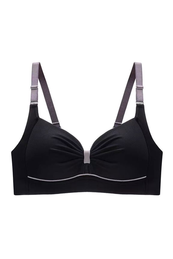 Women's Seamless Minimizer Bra Wireless Comfort Bras for Large Bust, Supportive No Underwire T-Shirt Bra, Nylon Spandex Bralette for Everyday Wear