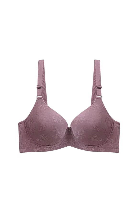 Women's Seamless Sag-proof Underwire Bra for Women, Thin Light Support, Comfortable Daily Wear, Polyester Material, Casual Style
