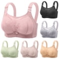 thumbnail image 1 of Einccm Women's Seamless Wireless Bra, Comfortable Lifting Support Bralette, Nude T-Shirt Bra for Large Bust, Plus Size Everyday Underwear, 1 of 1