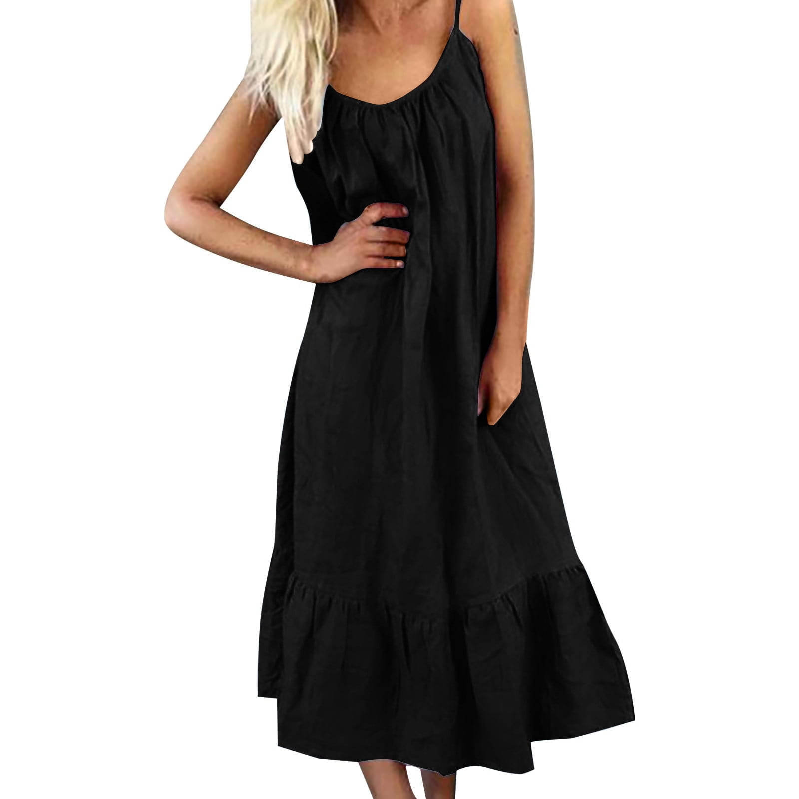 A-line Sleeveless Polyester Mini Dress