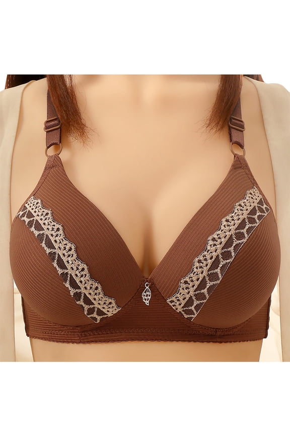 Women's Wireless Breathable Hollow-Out Bralette Soft Stretch Seamless No-Rim Everyday Comfort Lounge Bra Lightweight for Daily Wear