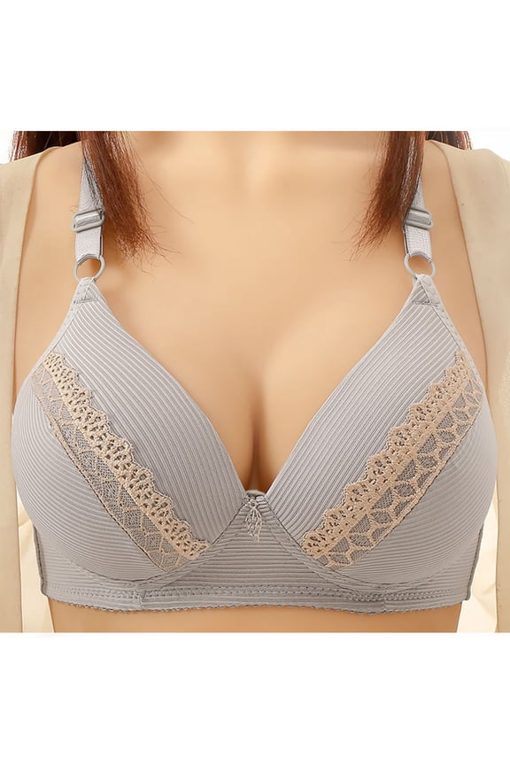 Women's Wireless Breathable Hollow-Out Bralette Soft Stretch Seamless No-Rim Everyday Comfort Lounge Bra Lightweight for Daily Wear