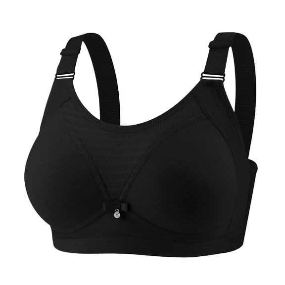 Einccm Women's Wireless Everyday Bra, Soft Thin Molded Cup Comfort Underwear, Nylon Spandex Stretch, Casual Daily Wear