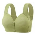 thumbnail image 1 of Einccm Women's Wireless Front Buckle Lace Bra for Daily Wear, Breathable, Thin and Comfortable, Soft Polyester Material, Supportive and Seductive Design, 1 of 2