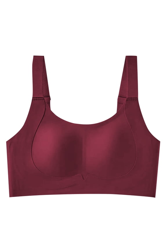 Women's Wireless Lightweight Breathable Bra Soft Stretch Nylon Back Closure Adjustable Straps Everyday Comfort Ventilated Bralette
