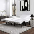 thumbnail image 1 of Einfach Adjustable Bed Frame, 14" High with Wireless Control and Metal Support, Split King, 1 of 6