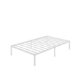 thumbnail image 1 of Einfach Twin Bed Frame, Metal Platform Bed with 11" Under-bed Storage Space, Heavy Duty, No Box Spring Needed, White, 1 of 8