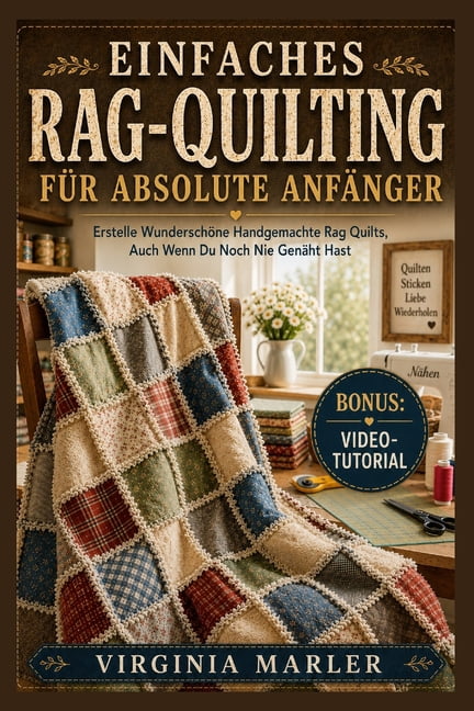 Einfaches Rag-Quilting FÃ¼r Absolute AnfÃ¤nger: Erstellen Sie wunderschÃ¶ne handgemachte Rag Quilts, auch wenn Sie noch nie, (Paperback)